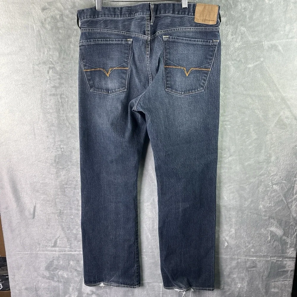 Guess The Cliffs Bootcut Jeans Mens 36x30 Blue Medium Wash Stretch Denim - Picture 9 of 13